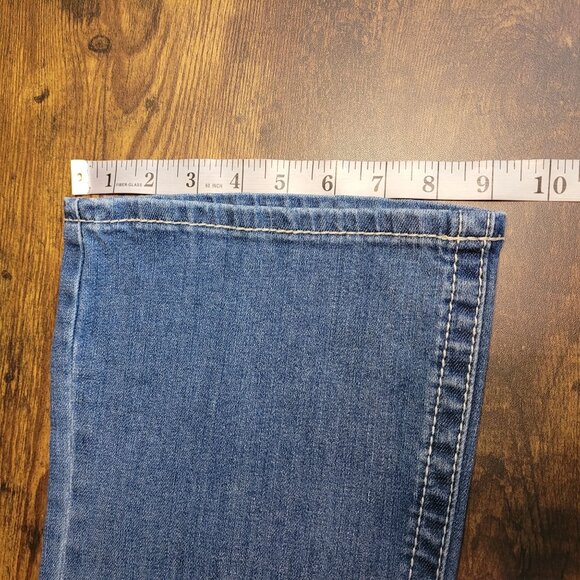 Maurices Jeans Size 10 R Low Rise Bootcut Thick Stitch Medium Light Wash NWOT - Picture 9 of 10